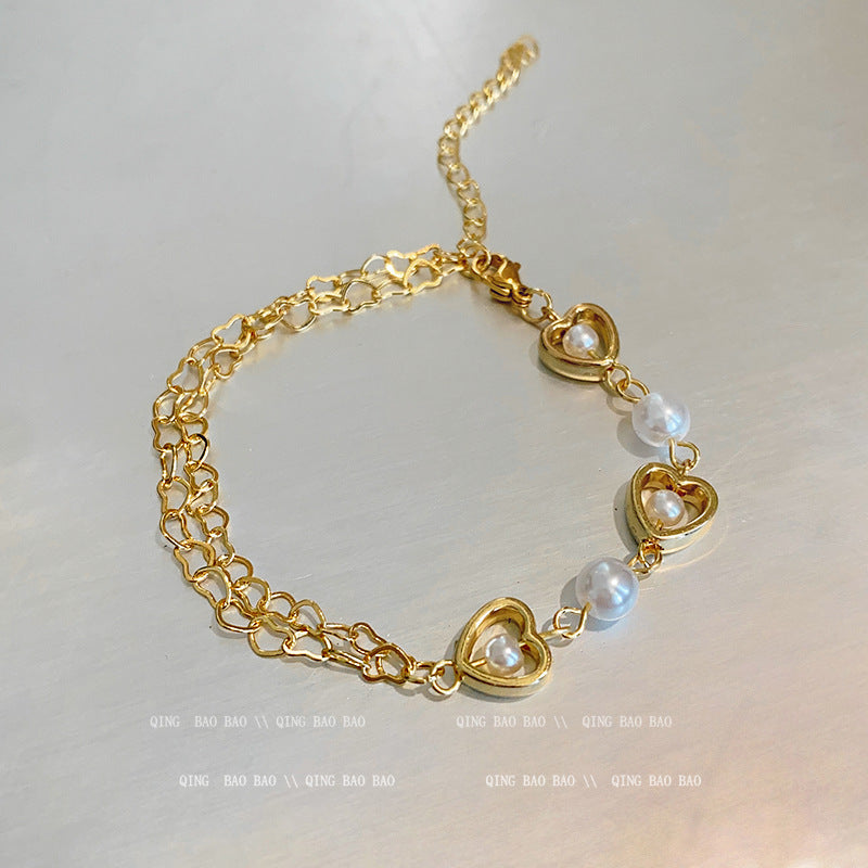 Women's Style Love Camellia High Sense Light Bracelets