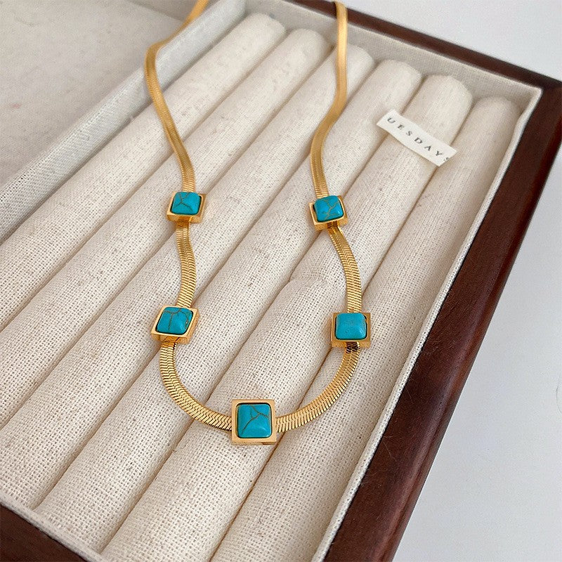 Women's Steel Retro High-grade Clavicle Chain Minority Necklaces