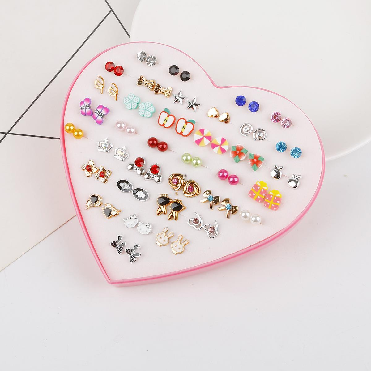 Women's Boxed Korean Style Elegant Personality Plastic Glue Earrings