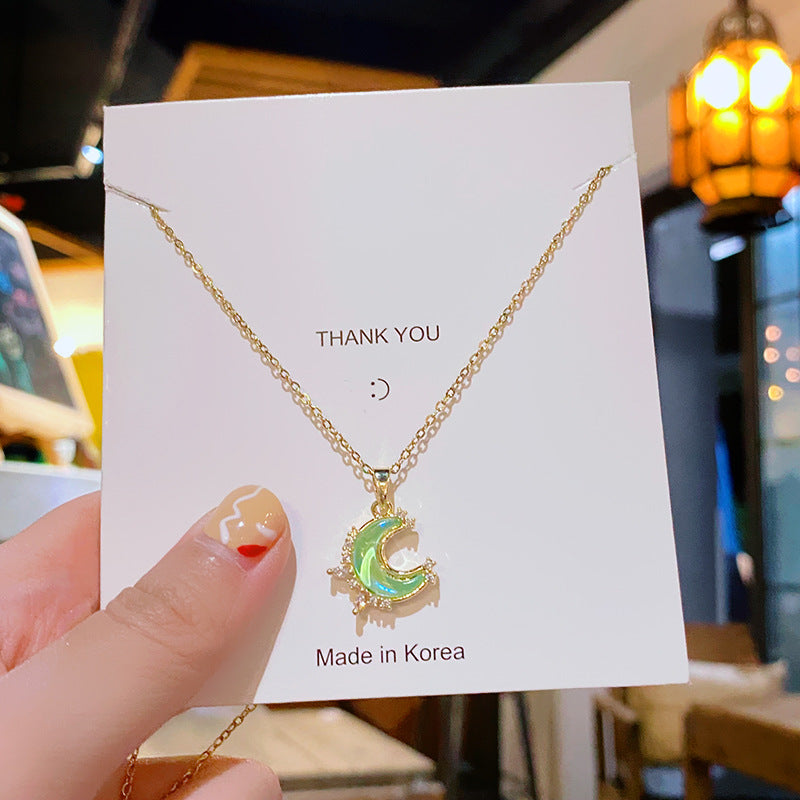 Flower Titanium Steel Female Summer Wild Necklaces