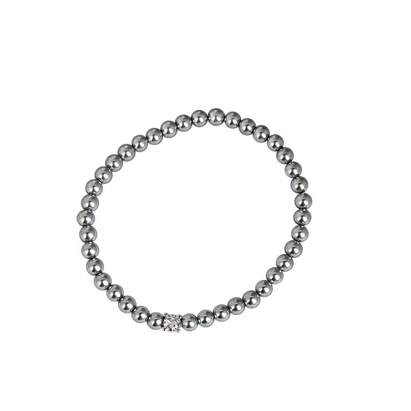 Pearl Zircon For Niche Design Fine Bracelets