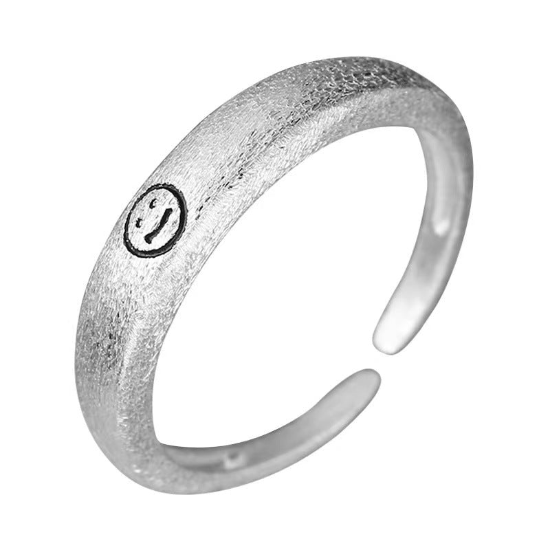 Sterling Sier Brushed Combination Stacked Mixed Rings