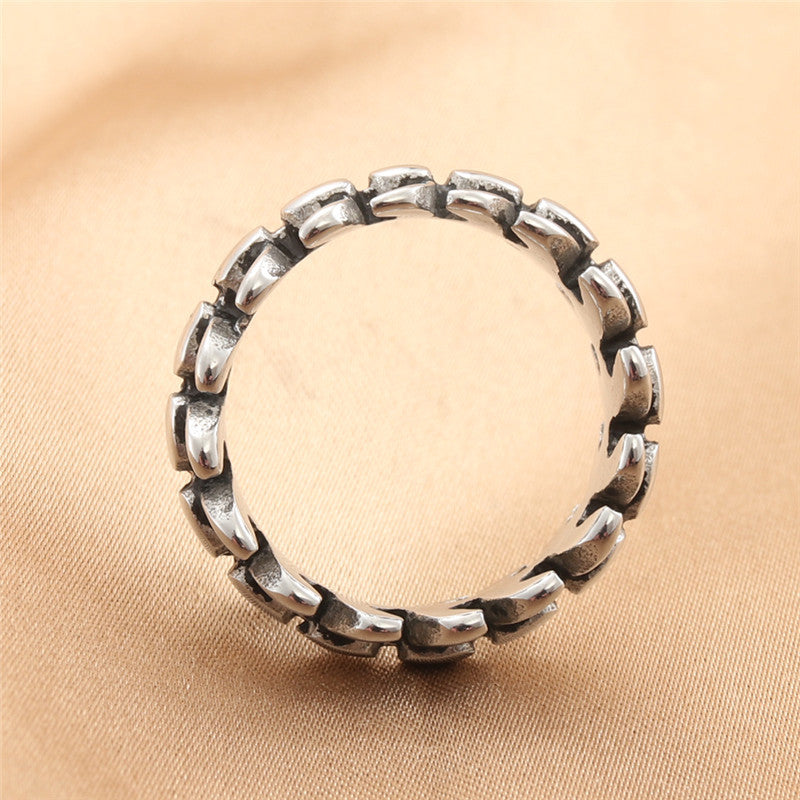 Men's Steel Animal Skull Retro Trendy Punk Rings