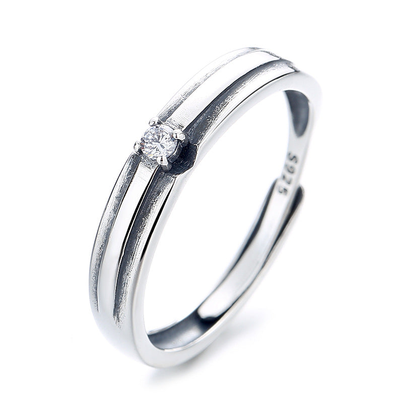 Sterling Sier Simple Affordable Luxury Style Rings