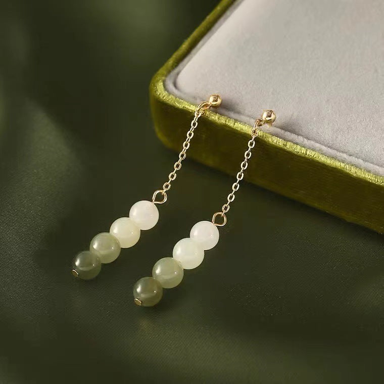 Chinese Style Simple Design Ear Unique Earrings