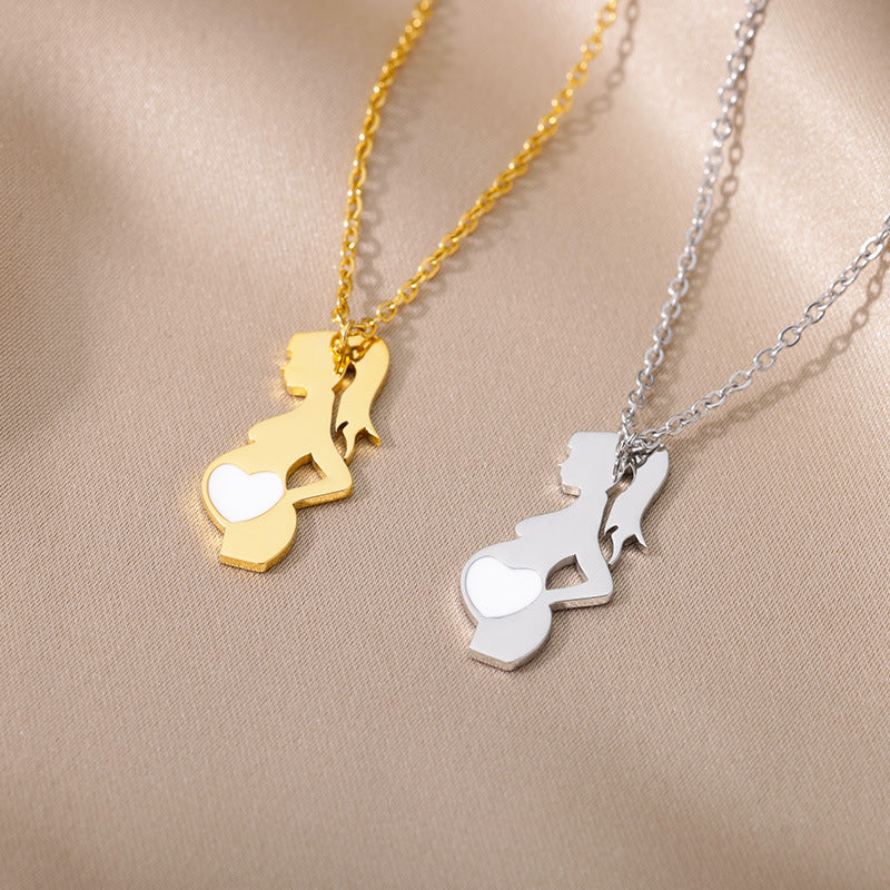 Stainless Steel Mother's Day Series Mother Necklaces