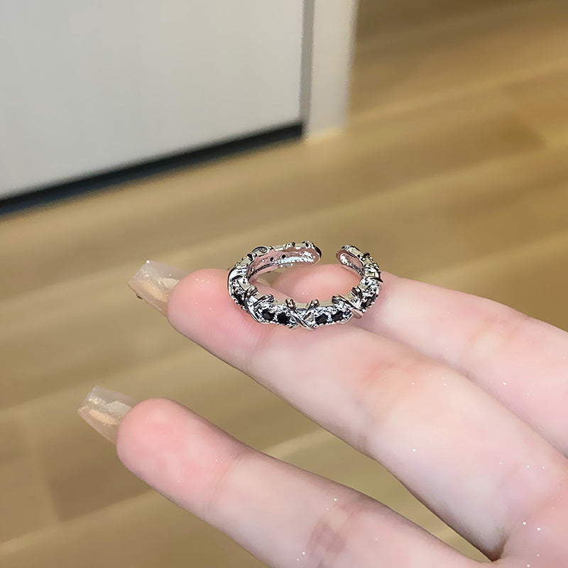 Women's Retro Affordable Luxury Cross Kaleidoscope Colorful Rings