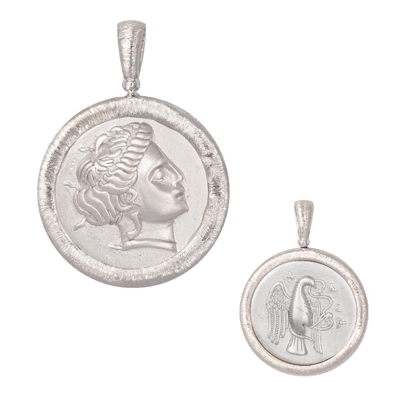 Coin Sterling Sier Single Without Chain Pendants