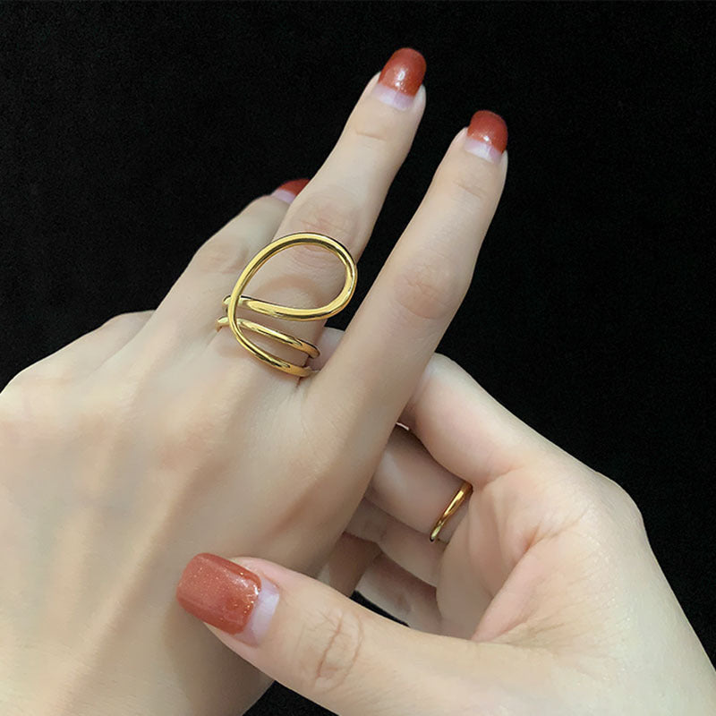 Hop Creative Style Mixed Batch Abstract Rings