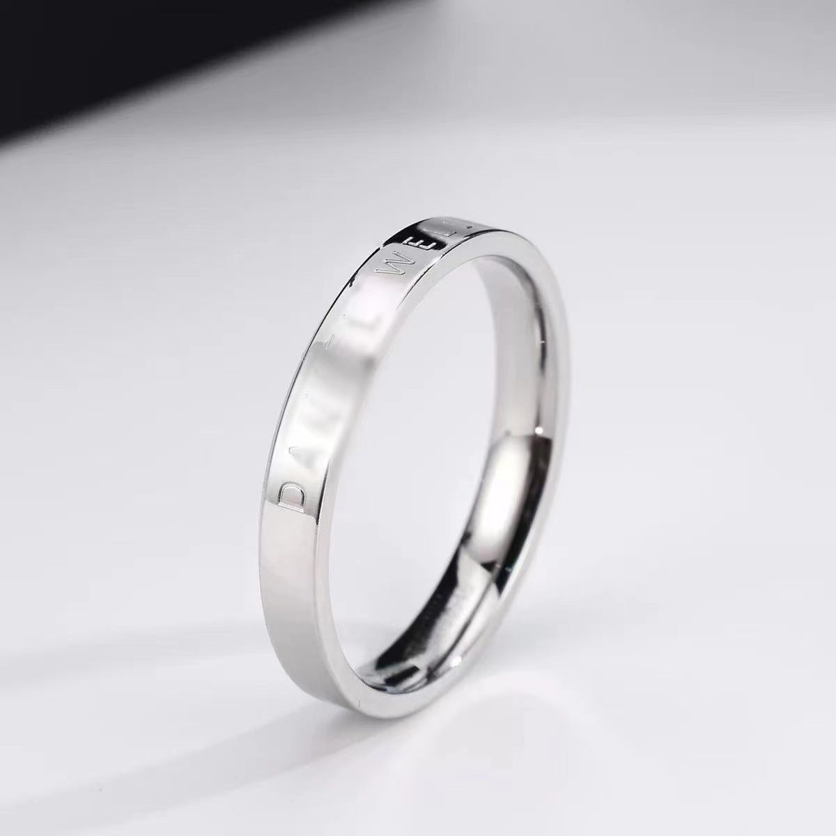 Women's Summer Personality Couple Cherry Blossom Powder High-grade Rings