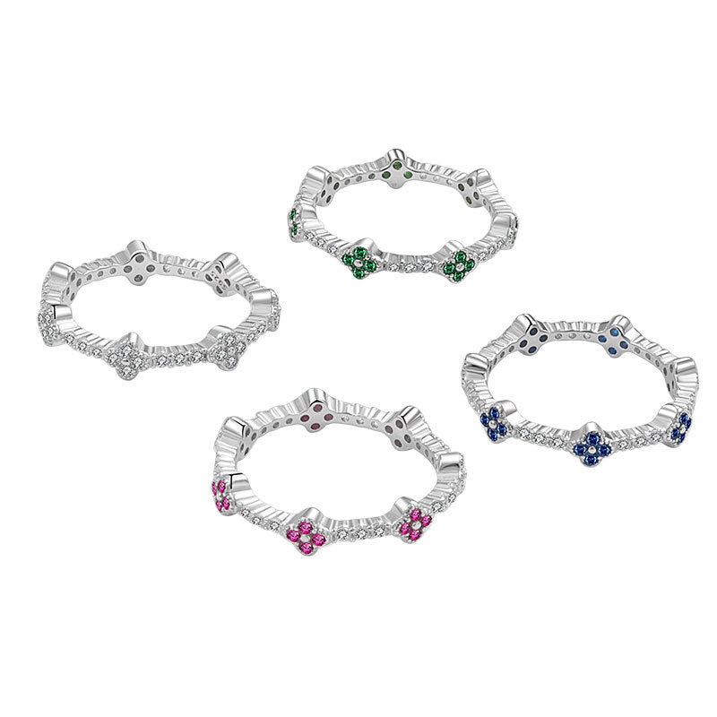 Women's Clover Affordable Luxury Style Personalized Graceful Rings