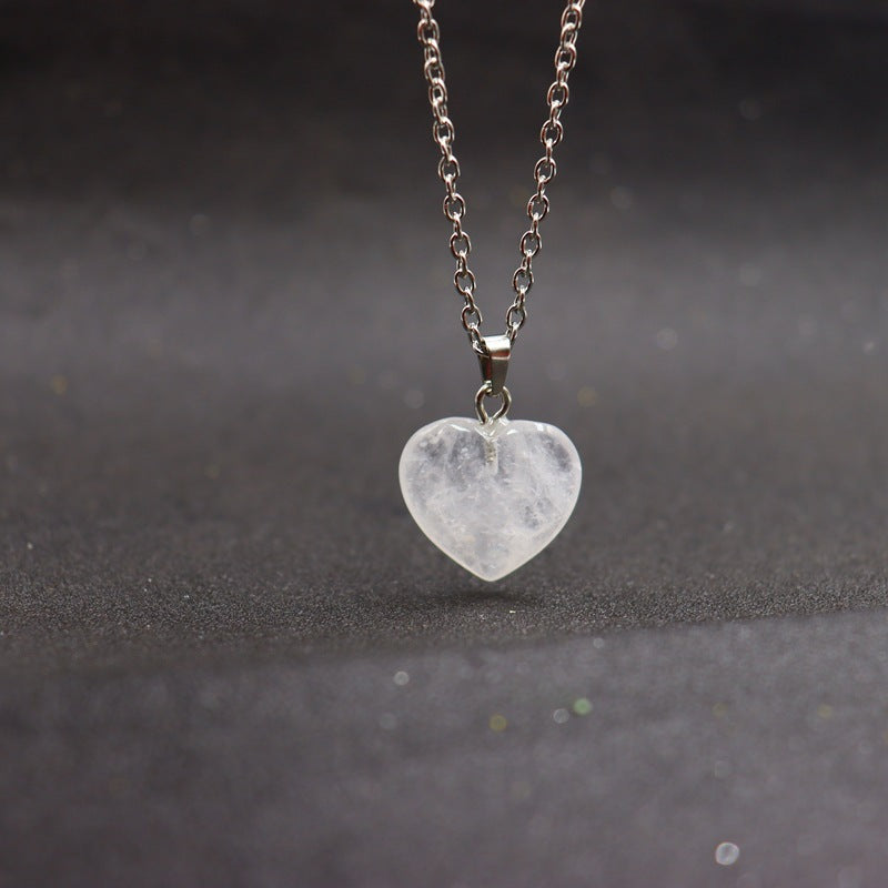 Ornament Natural Stone Amethyst Water Drop Pendants