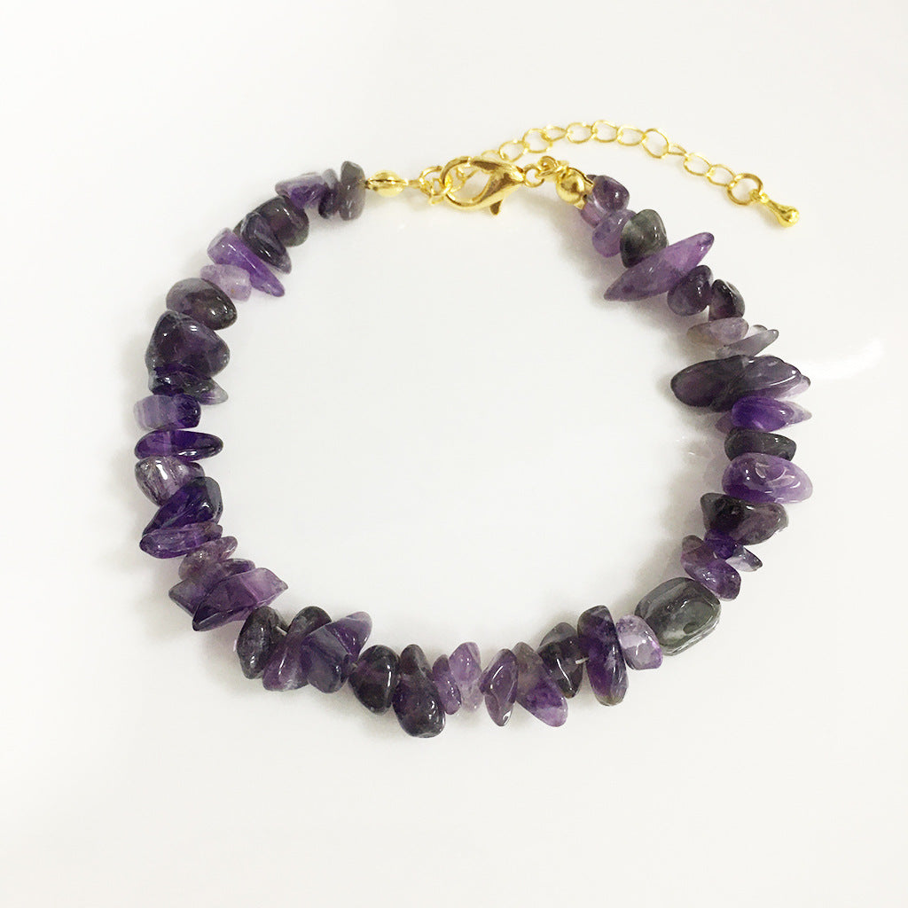 Women's Multiple Colors Fashion Sweet Irregular Gravel Strawberry Bracelets
