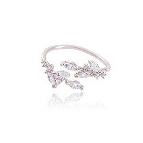 Women's Leaves Open Fashion Shin Lee Sung Rings