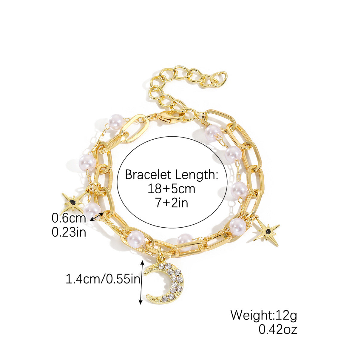 Women's Popular Bohemian Niche Design Baroque Thanksgiving Bracelets