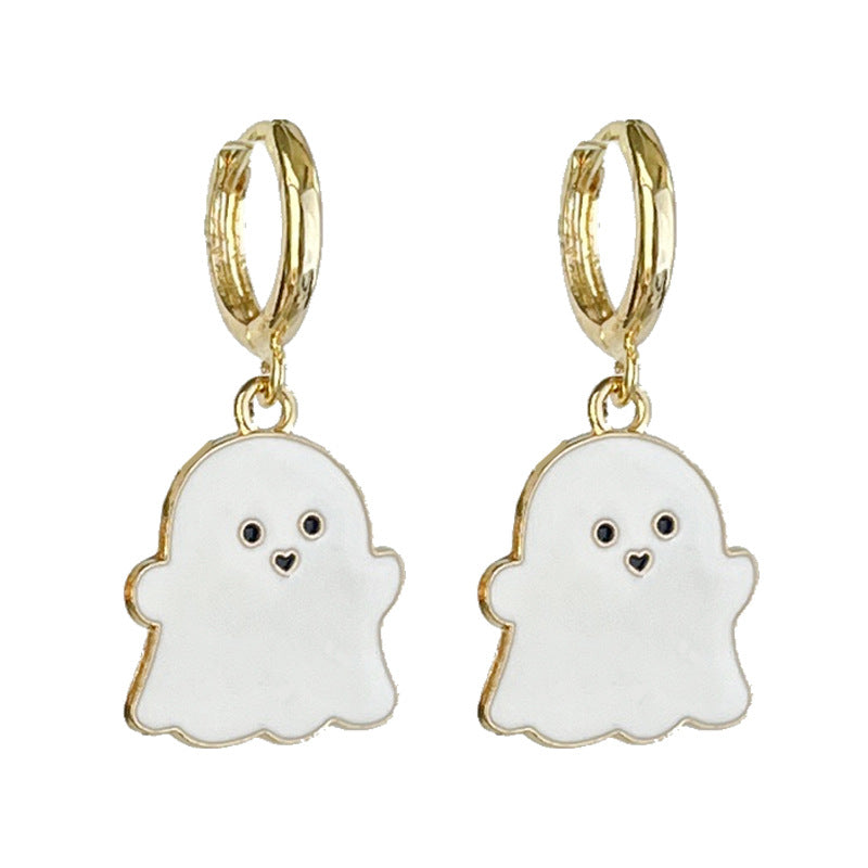 Ghost Bat Thanksgiving Pumpkin Maple Leaf Autumn Rings