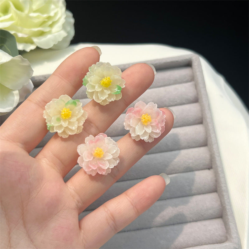 Flower Sweet Flowers Butterfly Fairy Temperamental Versatile Earrings