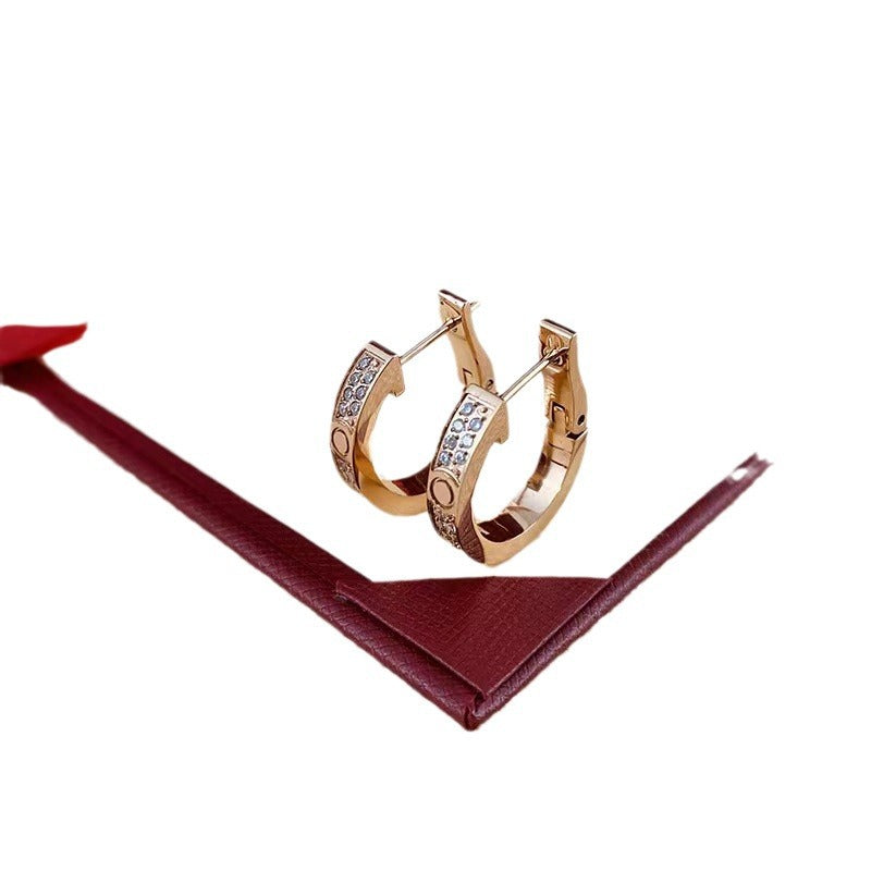 Horseshoe Trendy No Rhinestone Embed Full Rings