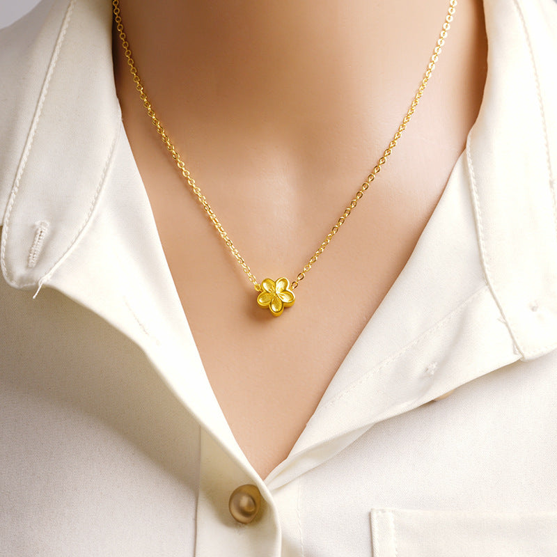 Bow Simulation Brass Decoration Vietnam Alluvial Gold Pendants