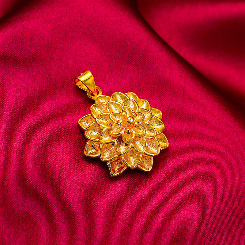 Brass Gold-plated Gourd Water Drop Abacus Pendants