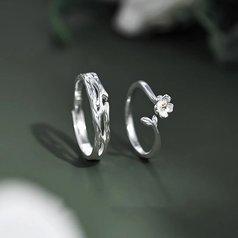 Pair Niche Design Adjustable Gifts For Rings