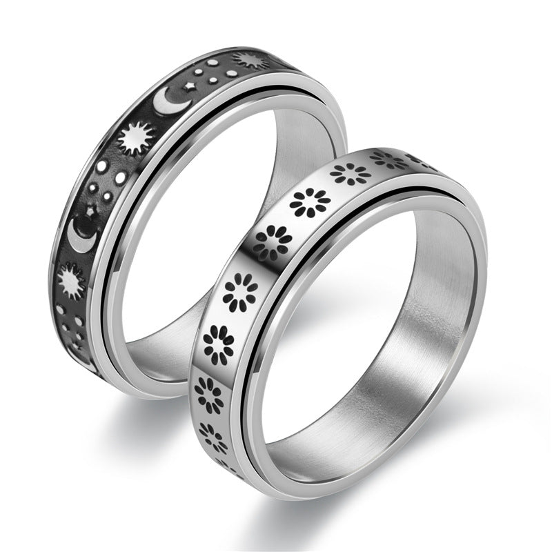 Steel Rotating Moving Niche Decompression Stainless Rings