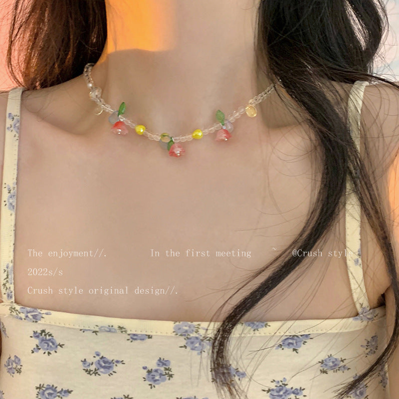 Chain Female Hot Pearl Design Light Pendants