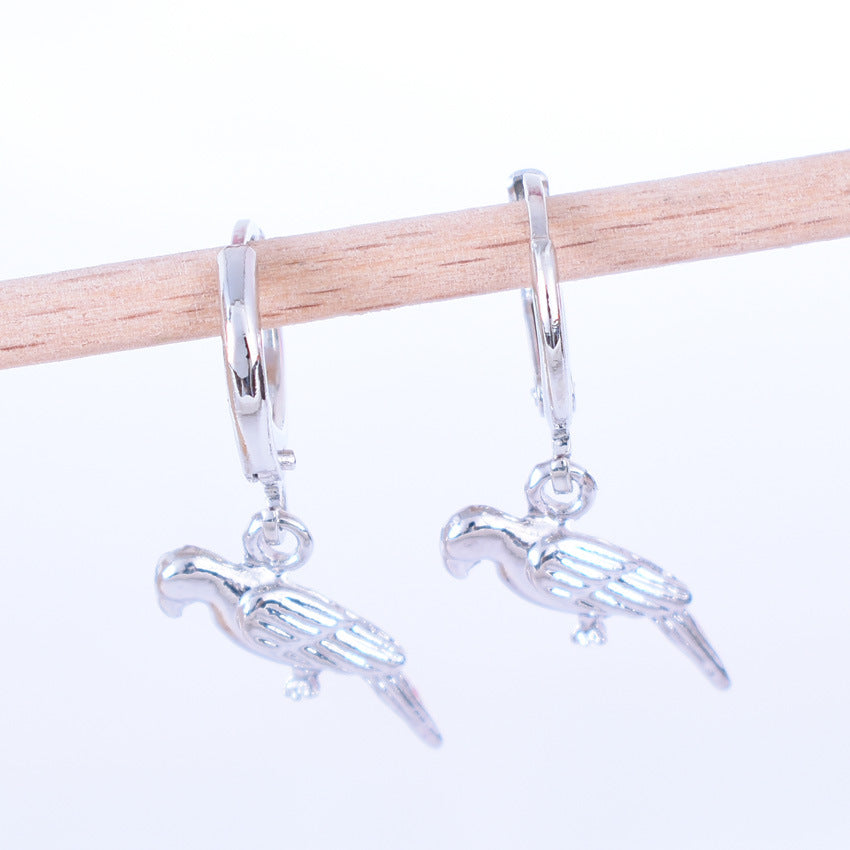 Women's Pearl Zircon Temperament Geometric Pieces Suit Earrings