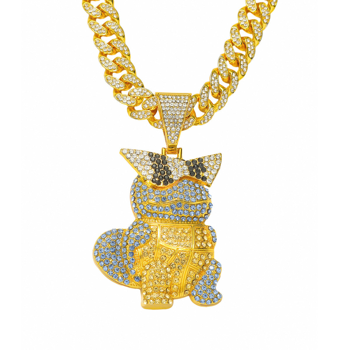 Personalized Hip Hop Style Three-dimensional Cartoon Necklaces