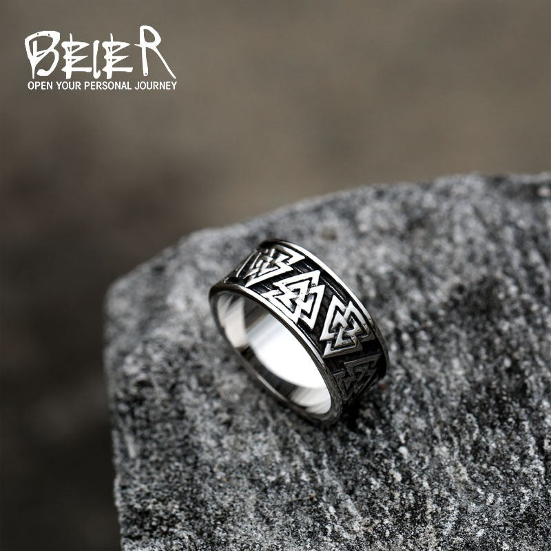Men's Ornament Retro Titanium Steel Domineering Stainless Rings
