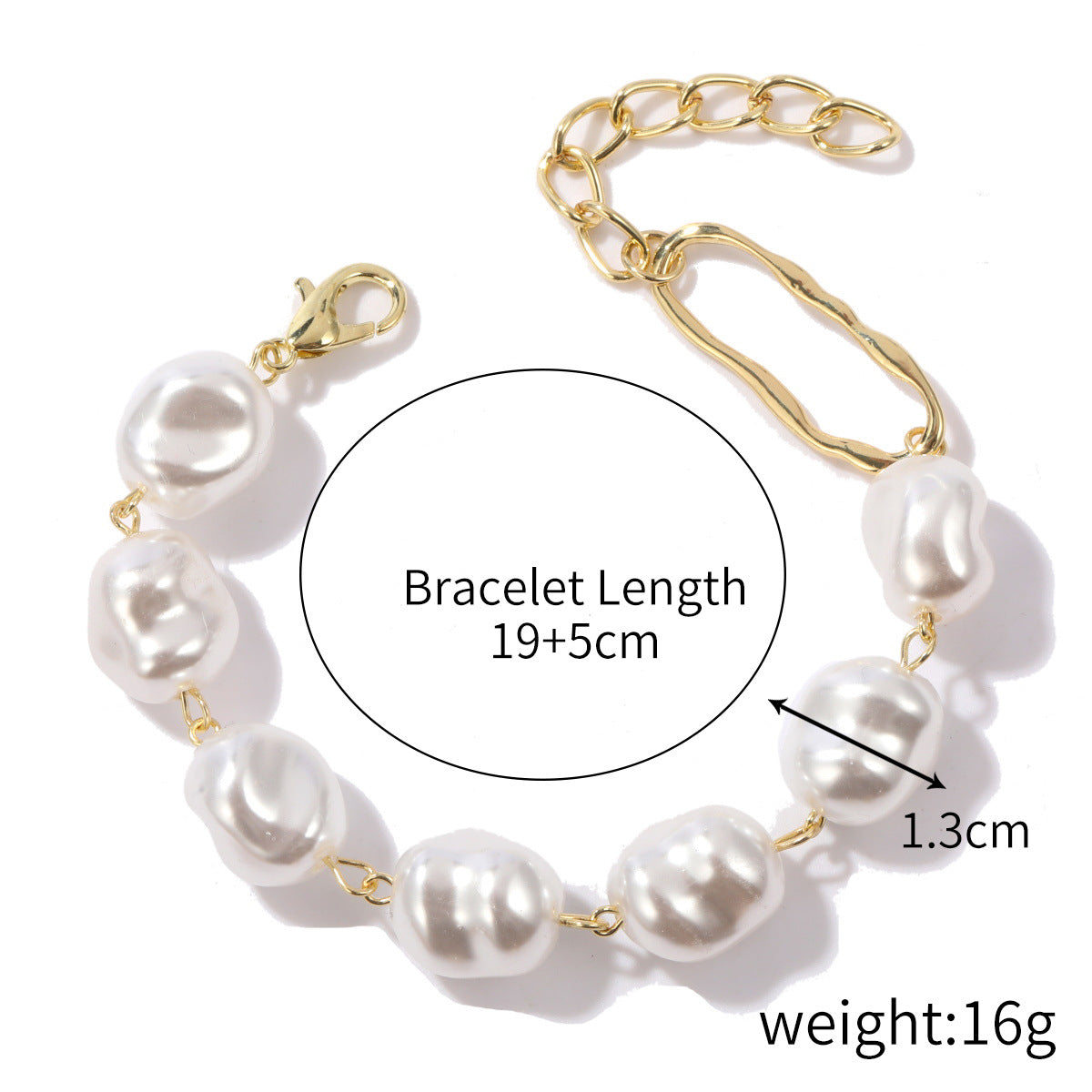 Women's Popular Bohemian Niche Design Baroque Thanksgiving Bracelets