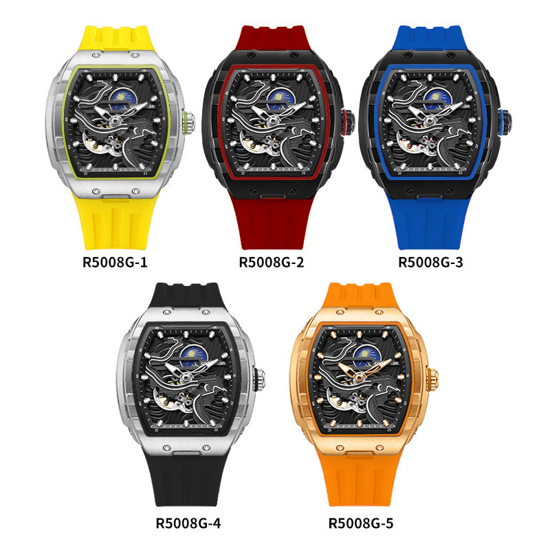 Men's Hollow Automatic Watch Carving Floating Luminous Three-dimensional Great Mechanical Watches