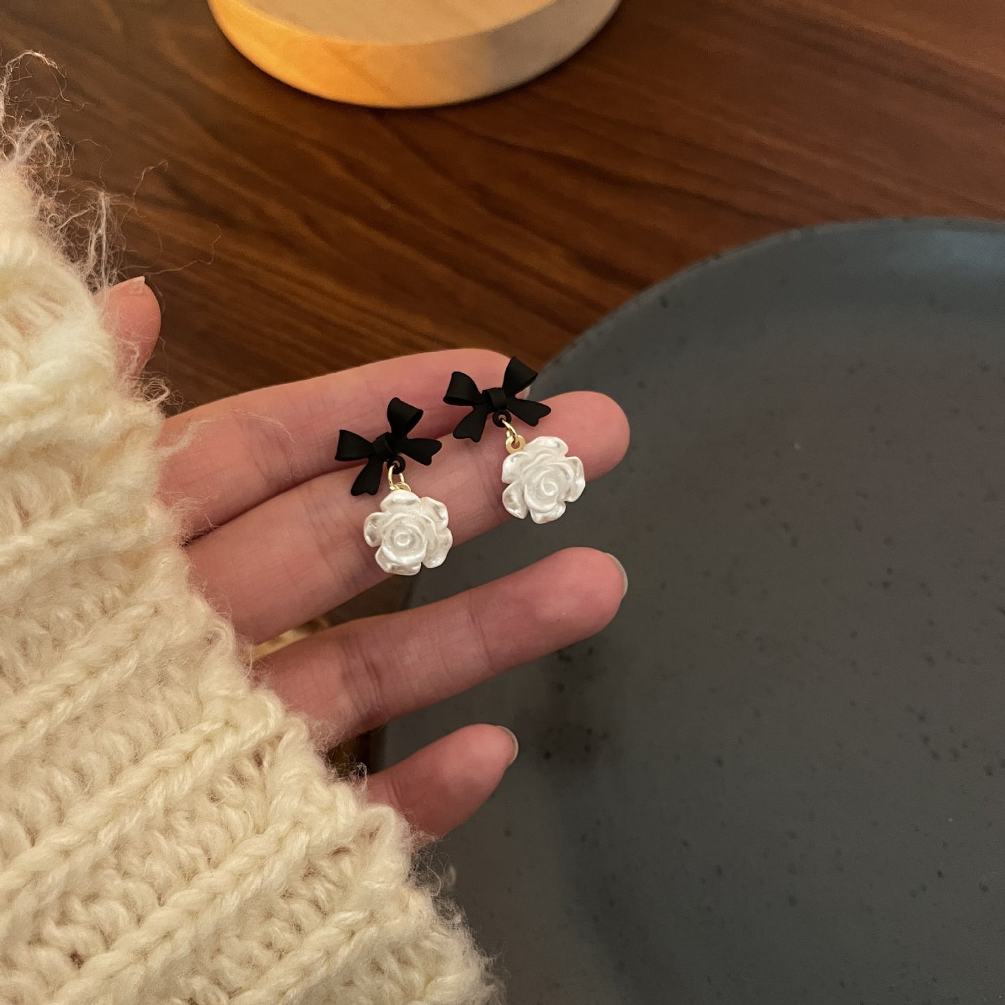 Trendy Temperament Sier Ear Auricular Needle Rings
