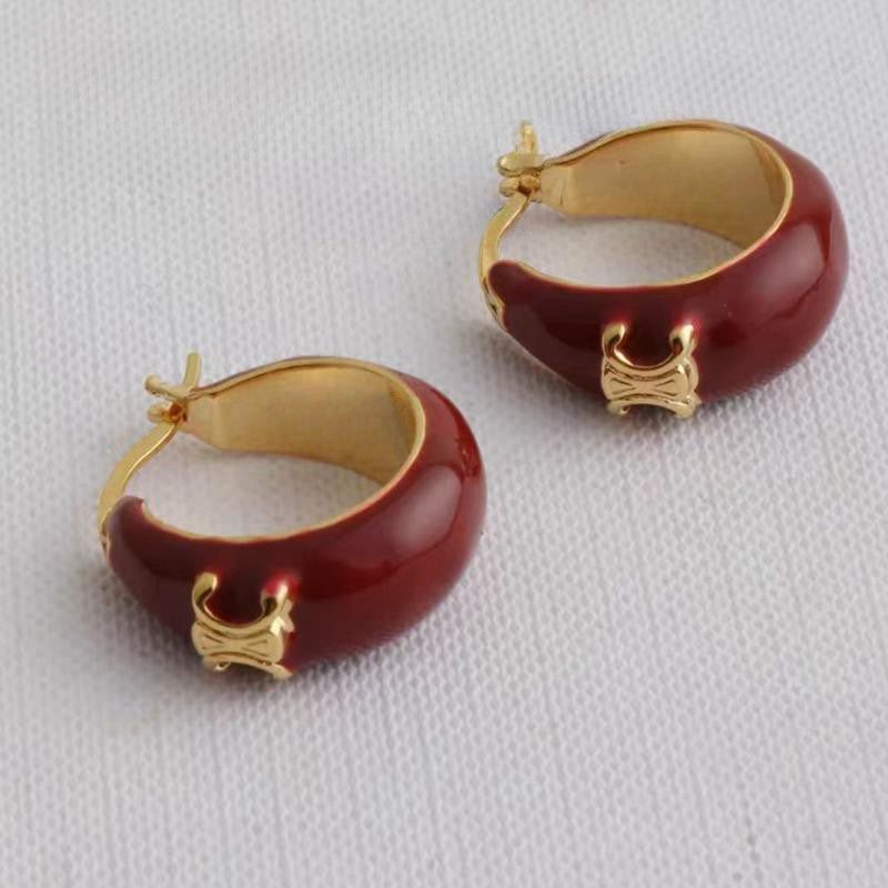 Women's Design High Sense Simple Graceful Letters Earrings