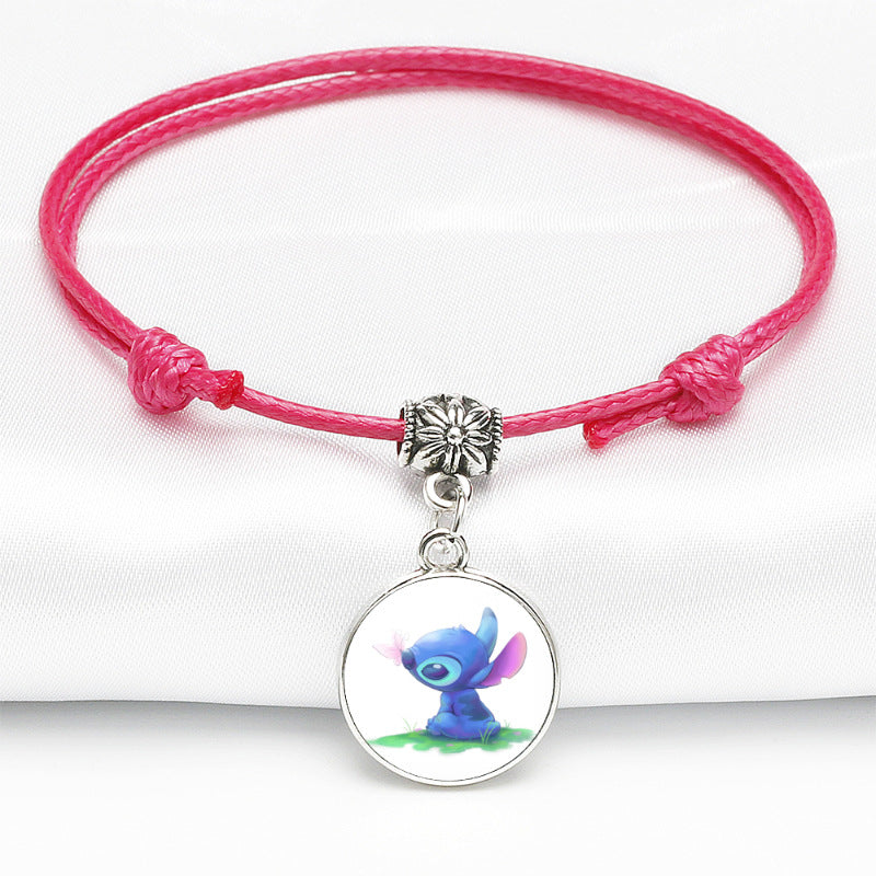 Star Stitch Time Stone Rose Red Bracelets