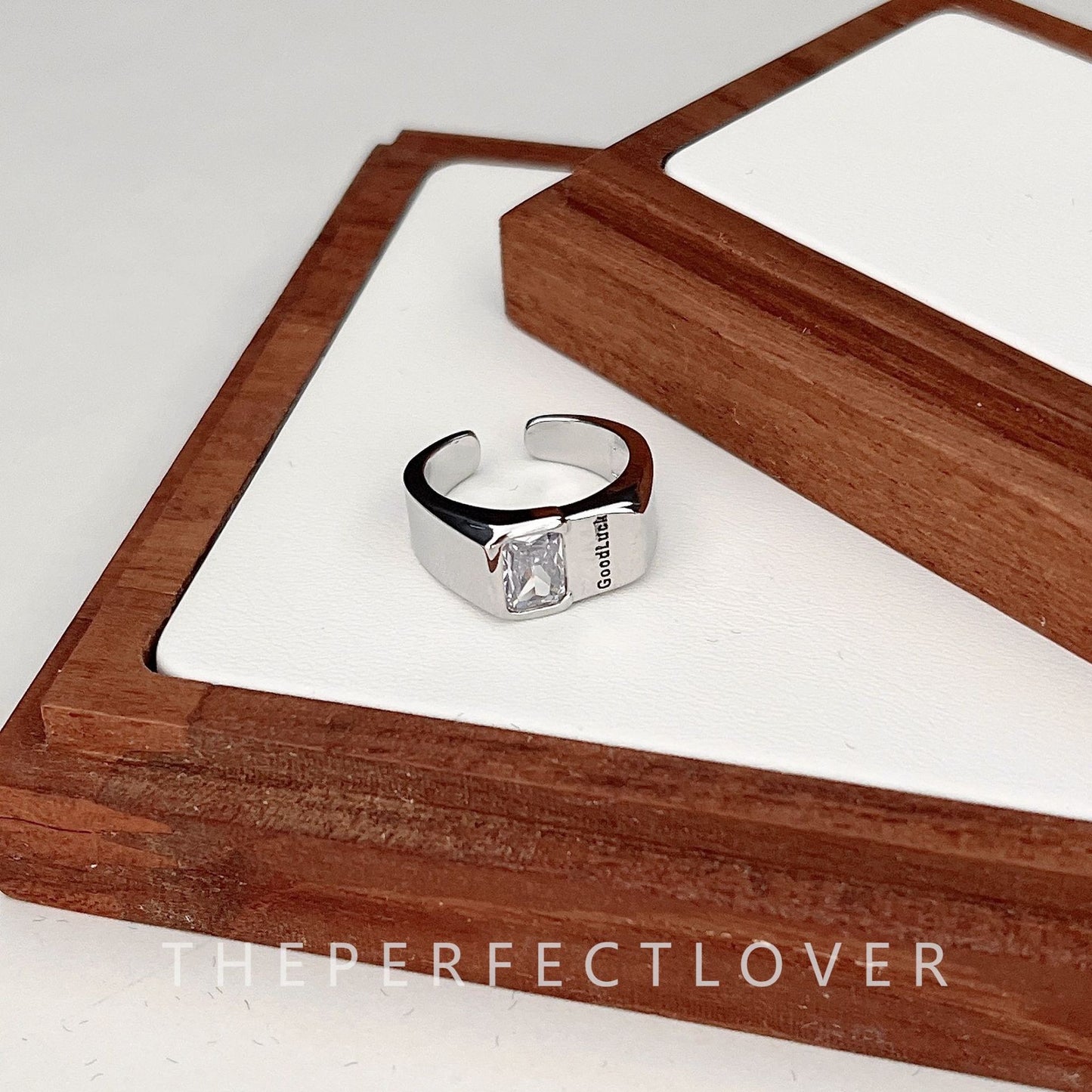 Style Geometric Heart Shape Opening Affordable Luxury Rings