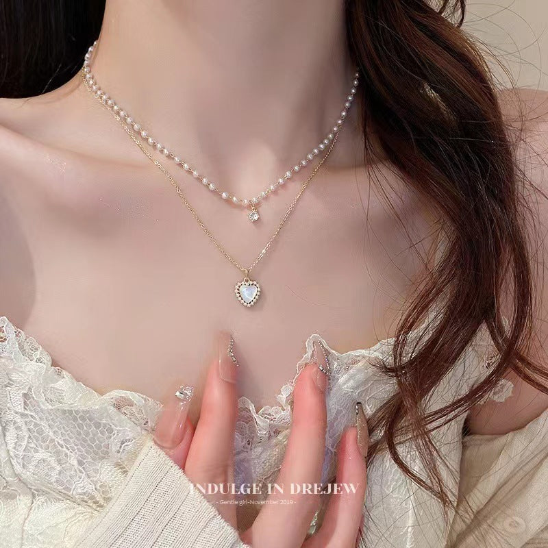 Women's Style Pearl Light Luxury High-grade Clavicle Necklaces
