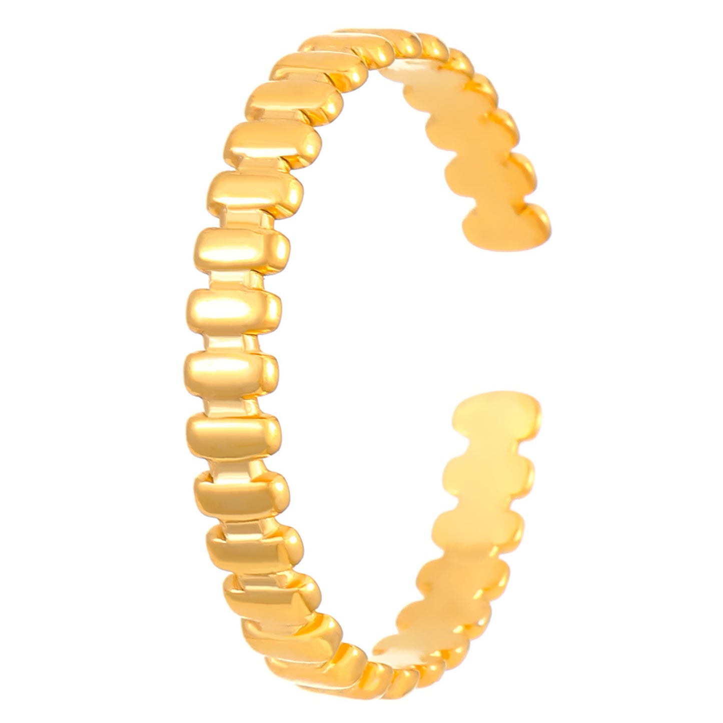Advanced Exaggerated Stainless Steel Female Flower Rings