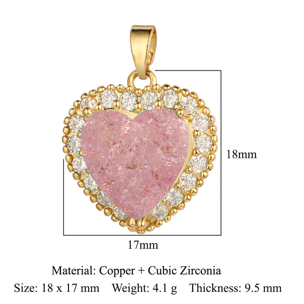 Cut Zircon Vintage Water Drop Oval Necklaces