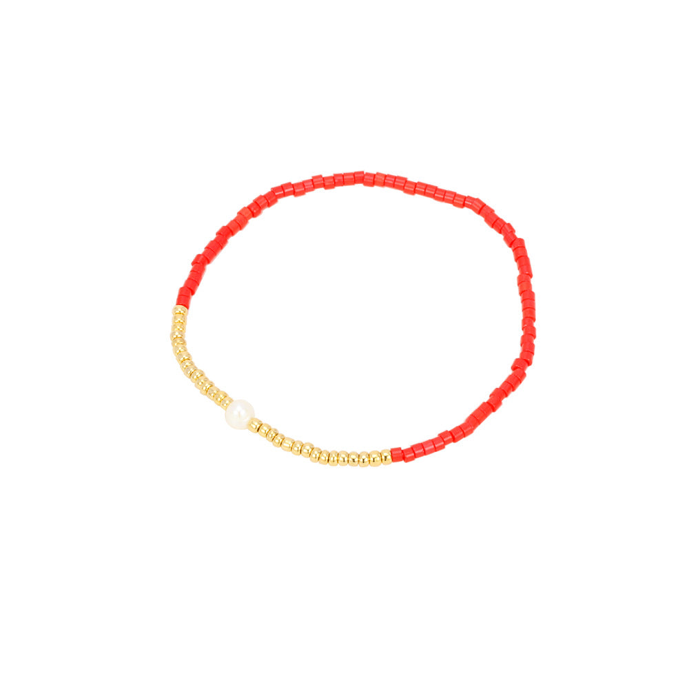 Women's Style Small Beads Handmade Beaded Natural Bracelets