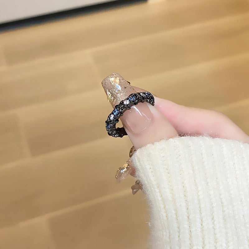 Women's Retro Affordable Luxury Cross Kaleidoscope Colorful Rings