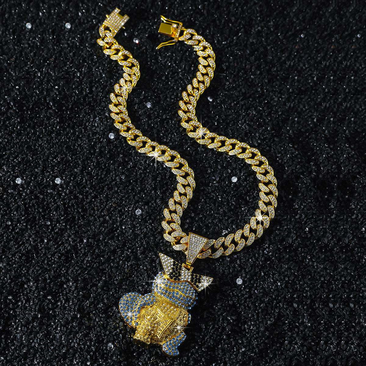 Personalized Hip Hop Style Three-dimensional Cartoon Necklaces