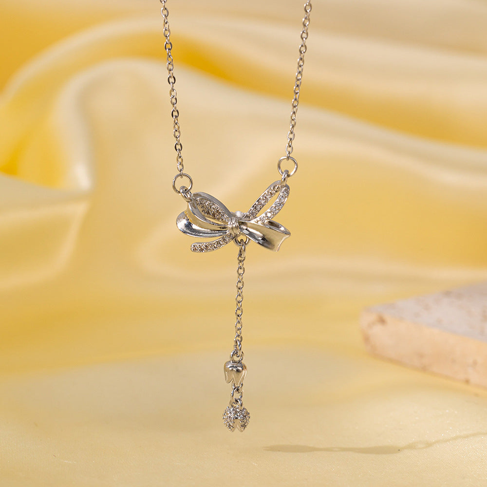 Women's Temperament Full Zirconium Micro Inlay Simple Pendants