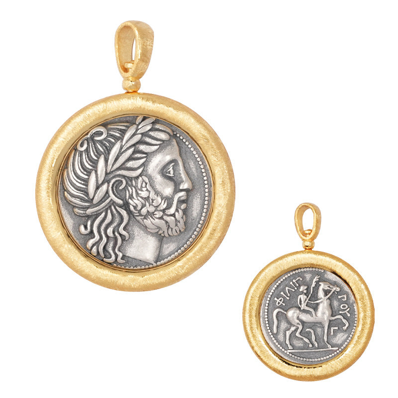 Coin Sterling Sier Single Without Chain Pendants