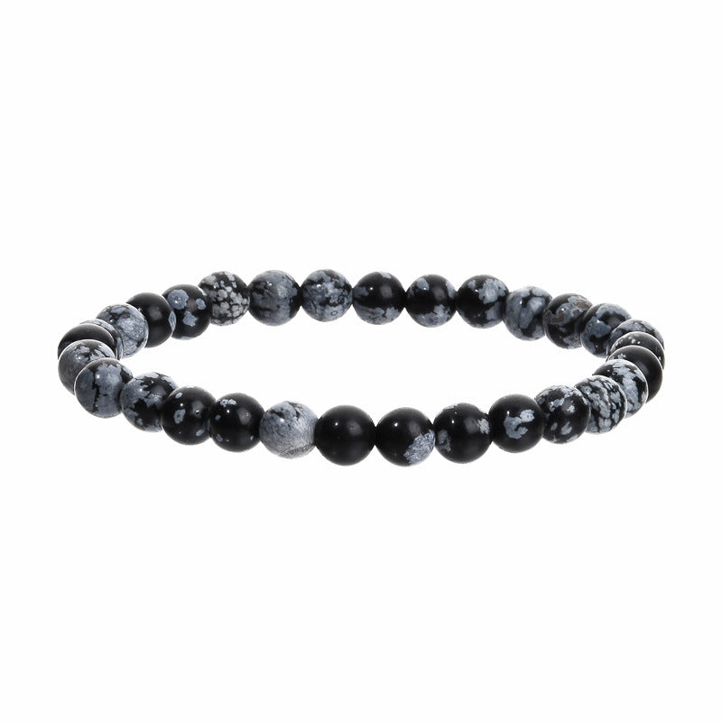 Men's Simple Korean Style Snowflake Retro Girlfriends Bracelets