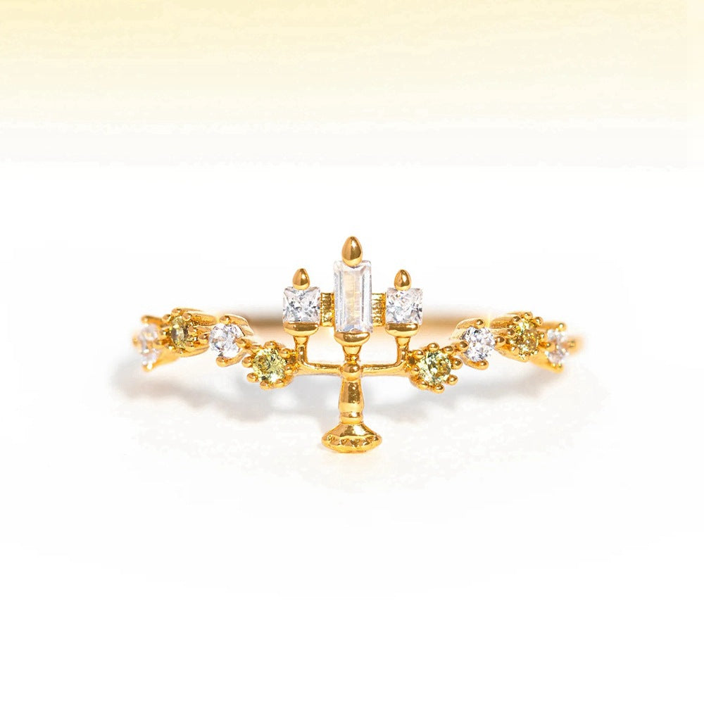 Tale Beauty Beast Little Princess Design Rings