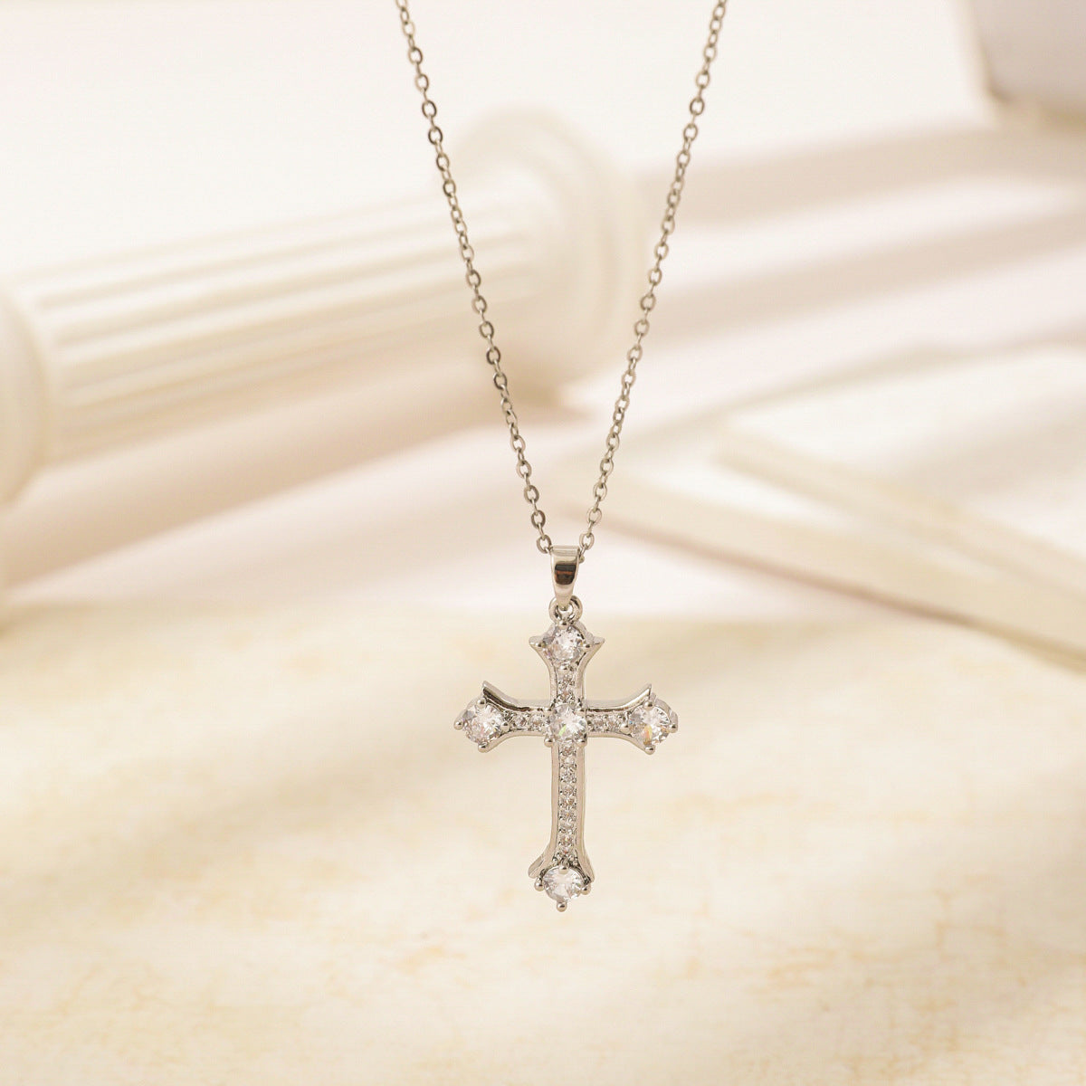 Women's Temperament Full Zirconium Micro Inlay Simple Pendants