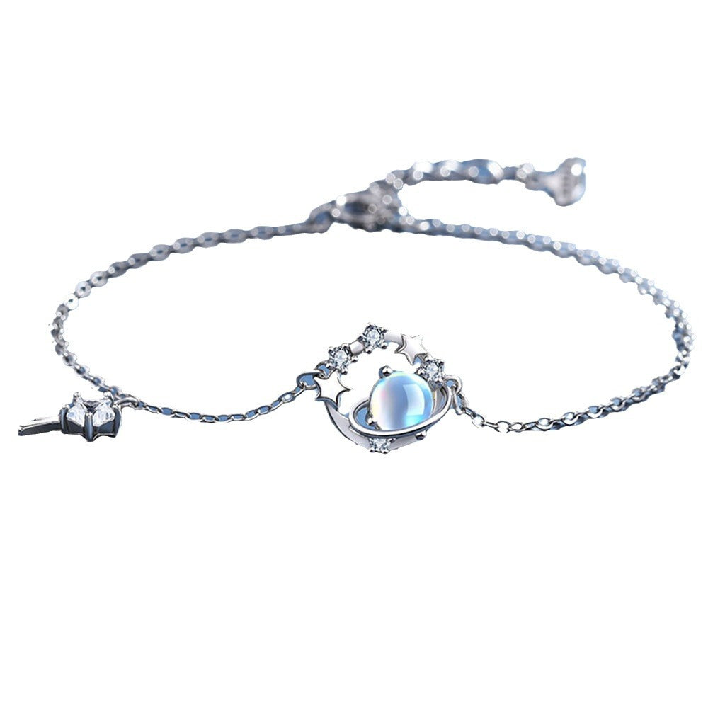 Style Elegant Copper Inlaid Zircon Female Summer Niche Design Bracelets