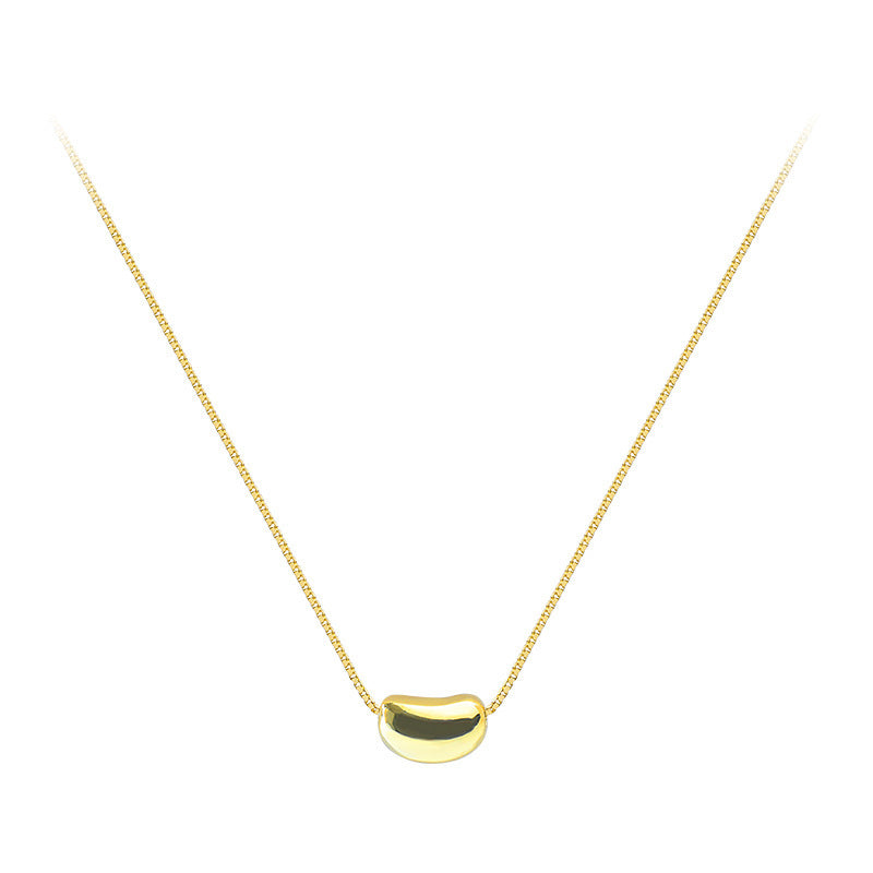 Lucky Beanie Clavicle Chain Simple Personalized Mori Style Small Necklaces