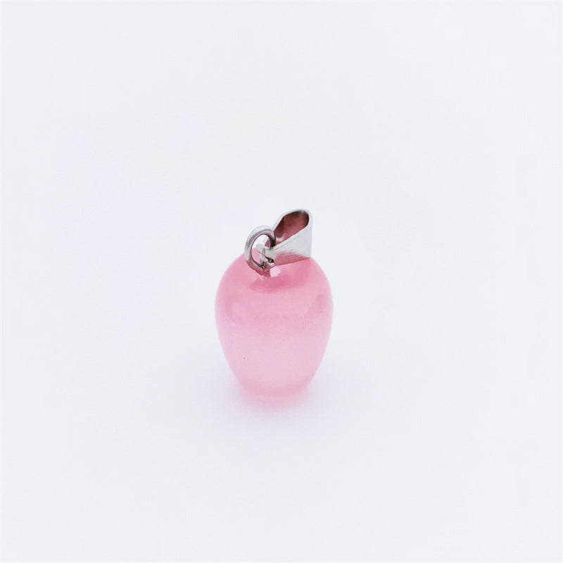 Cat Eye Little Apple Korean Fashion Simple Christmas Pendants